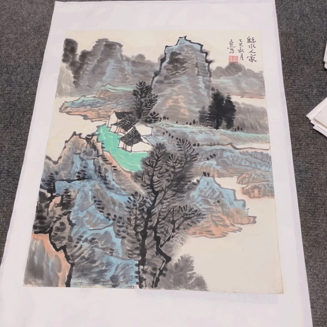 国画1.4平尺纯手绘国画作品