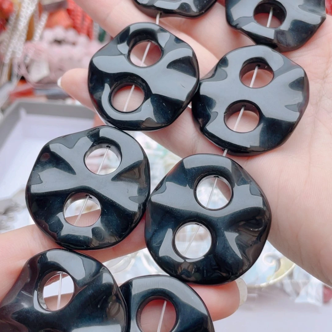 玛瑙/玉髓其他合金黑玛瑙面具一条卡36*40