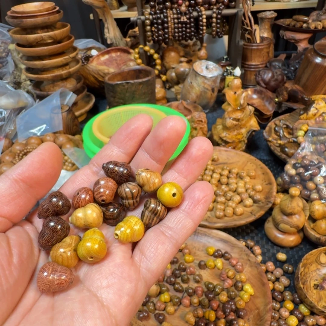 茶***理花梨木类贵黄鬼柳紫檀麻梨等硬木手作