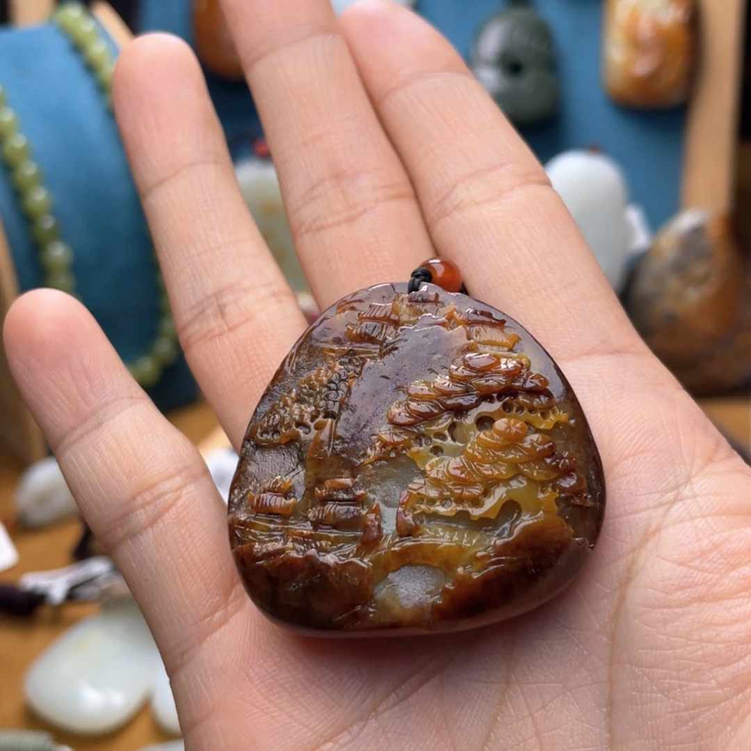 和田玉颈饰未镶嵌