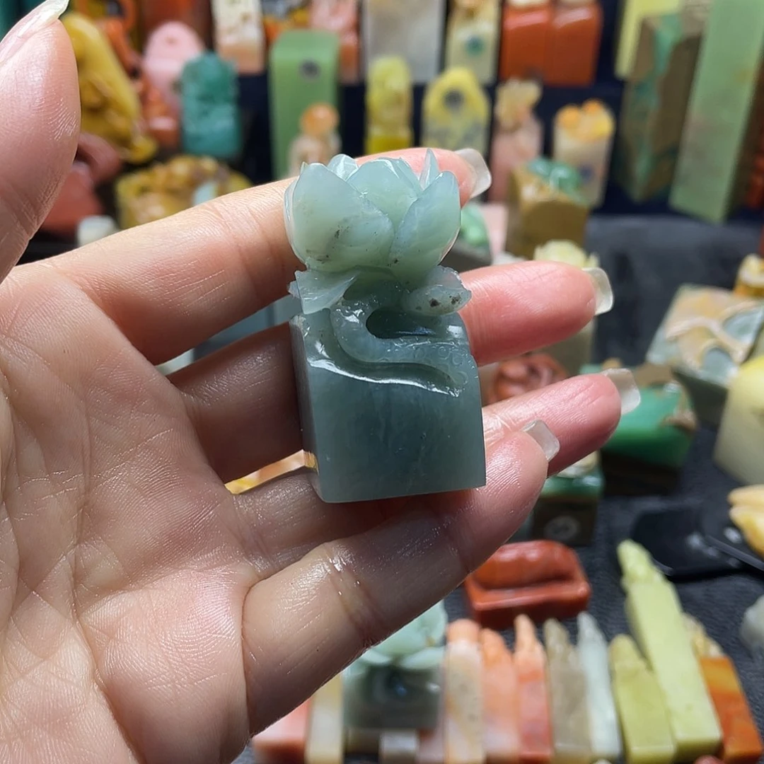 昌化石印石聿*安石料石