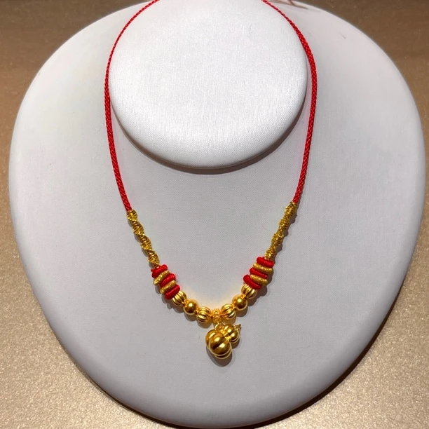 2A足金臻选葫芦套链6.12g