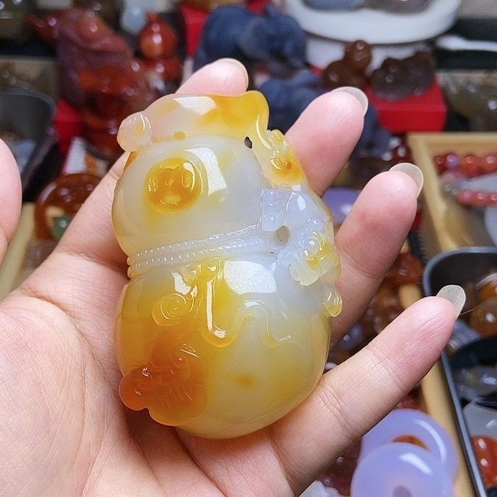 未镶嵌颈饰玛瑙/玉髓