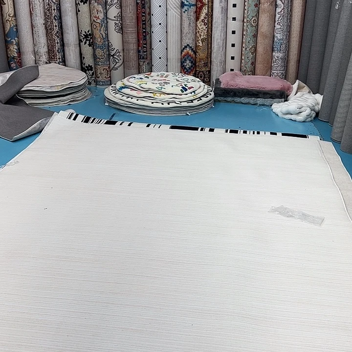 混纺241×361乳胶棉布底比利时绒微瑕误差正负1-3厘米