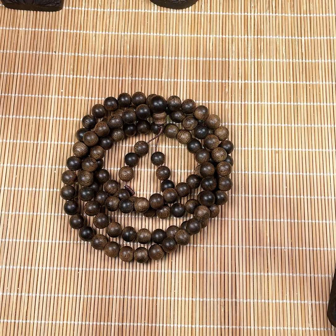 【闪购商品】沉香手串阳*～越南芽庄虎斑留疤白奇楠