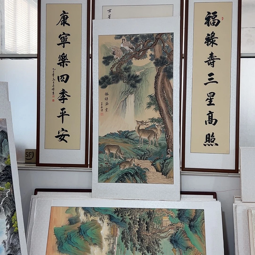 风***）国画手绘保证假一罚万