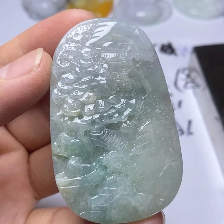 颈饰未镶嵌翡翠翡翠