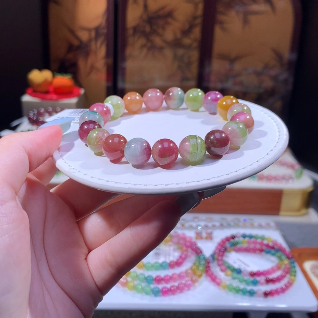 未镶嵌手链碧玺碧玺