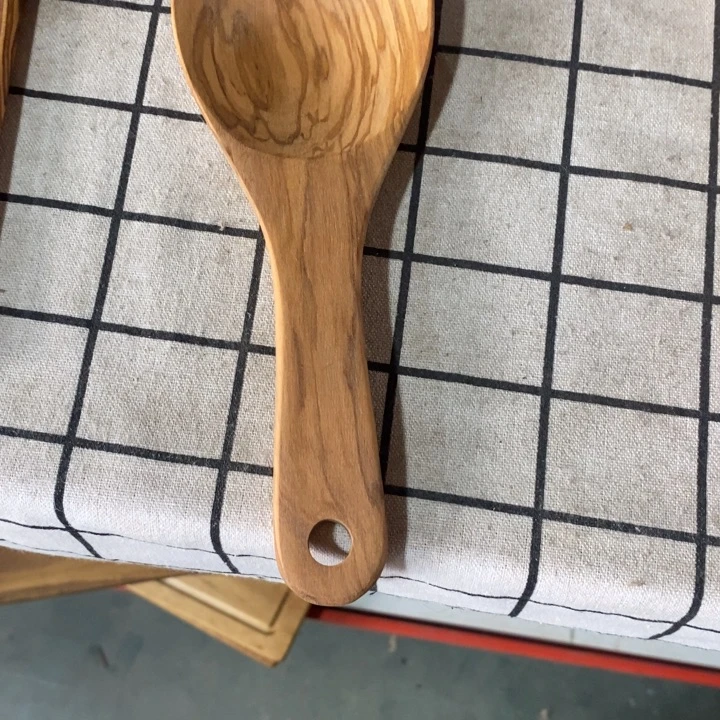 木糖*豆橄榄木饭勺挑花纹一个