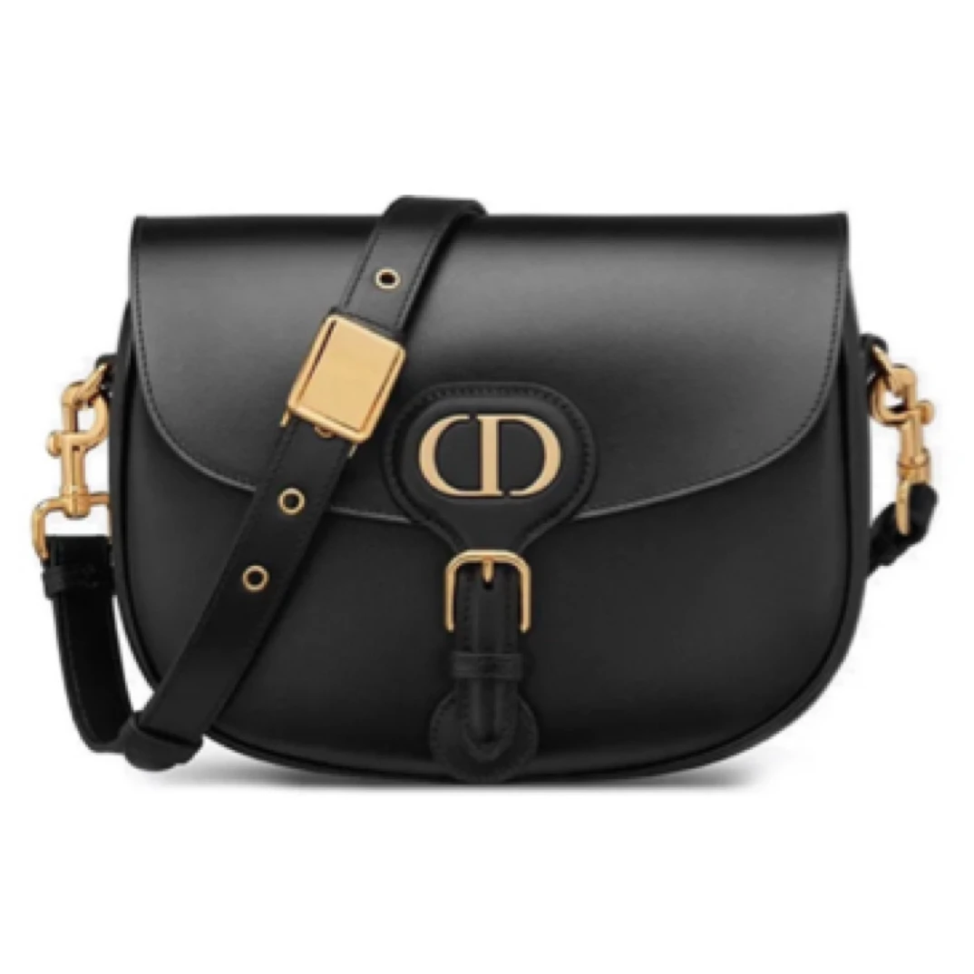 95新 DIOR/迪奥 斜挎包 bobby中号黑色/JW1060