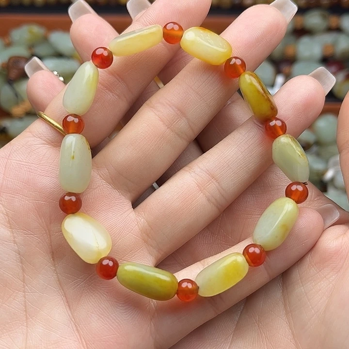 和田玉手链未镶嵌