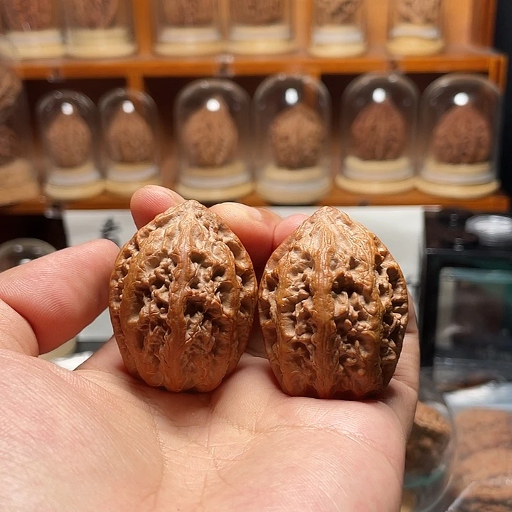 平***福文玩核桃把件南疆石蛤蟆头