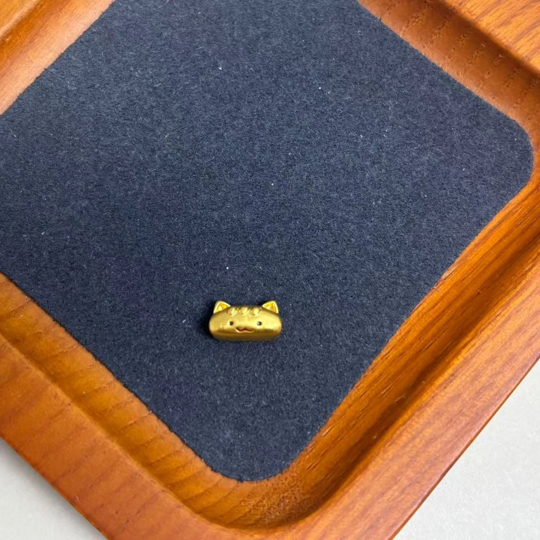 足金999法棍猫(配件)WH1332