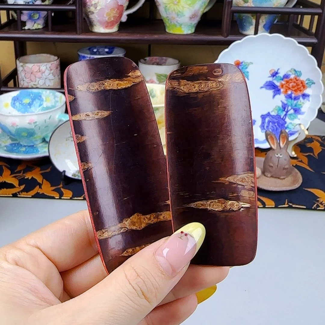它家陶瓷真好看！茶勺一大一小