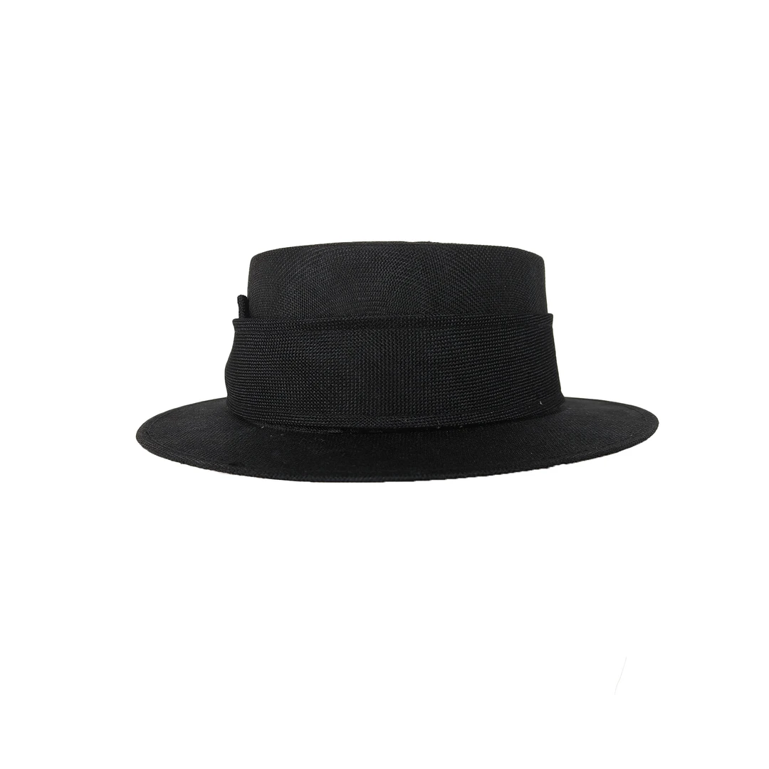 夏季超透气亚麻平沿礼帽25JY-M0022