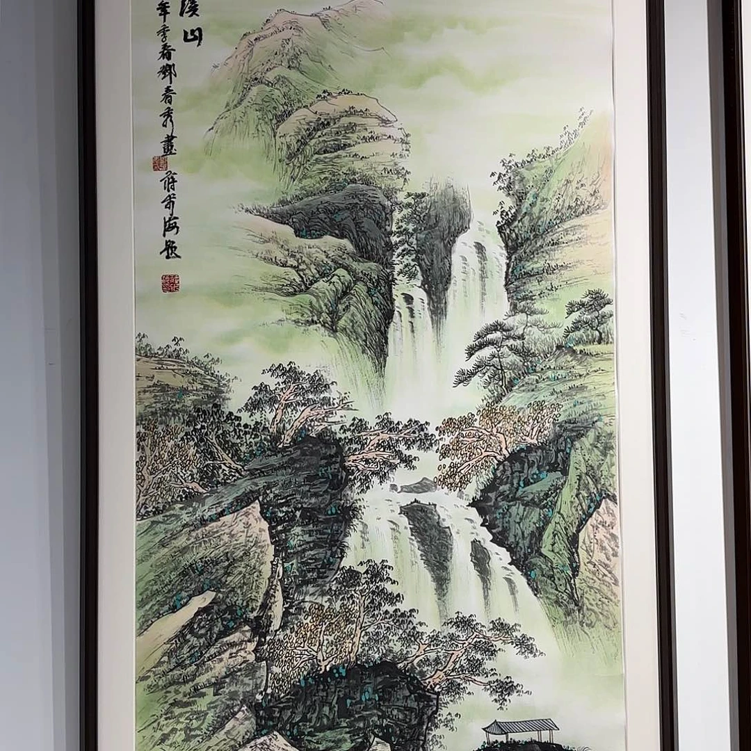 国画国画作品山水