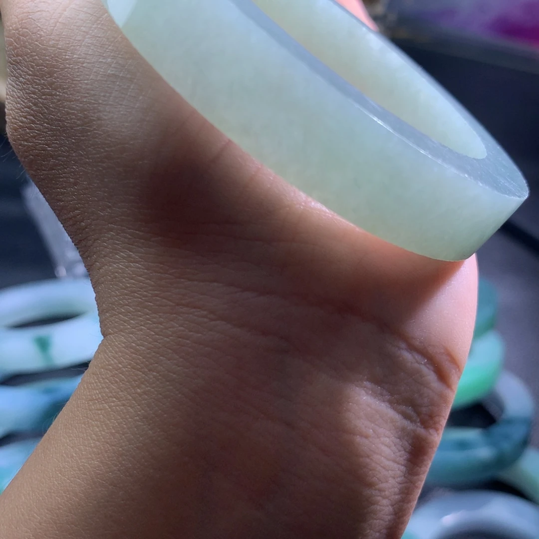定制翡翠翡翠手镯未镶嵌1***豆