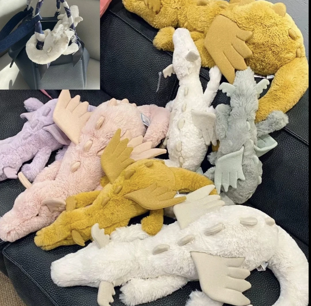 原JC雪龙天空龙粉龙金龙柿子龙毛绒公仔玩偶系列