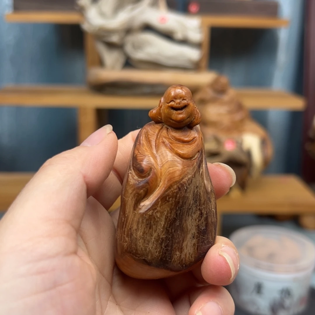 木旺****?崖柏木摆件手把件