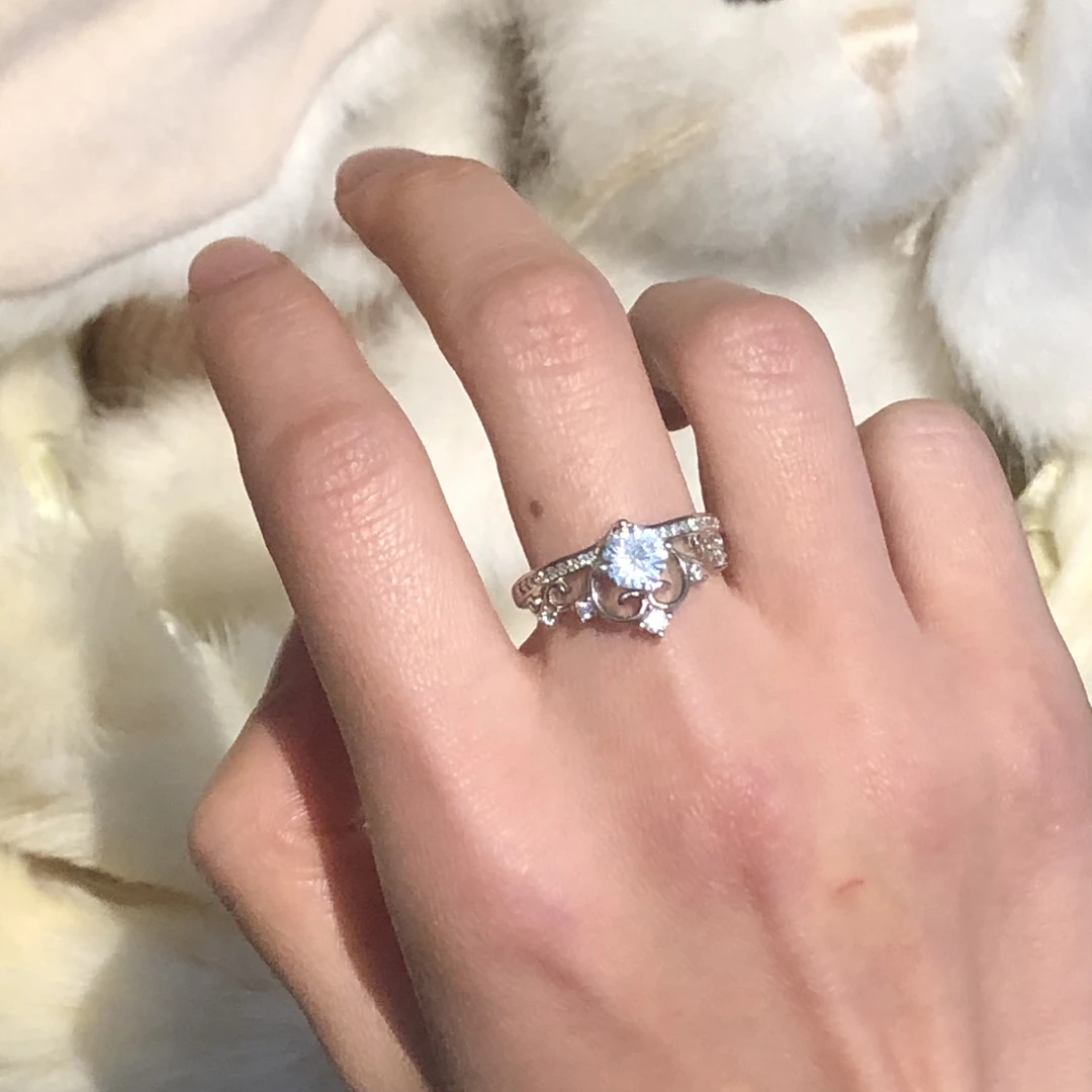 925银锆石戒指 SG1307-［皇冠锆石戒指］