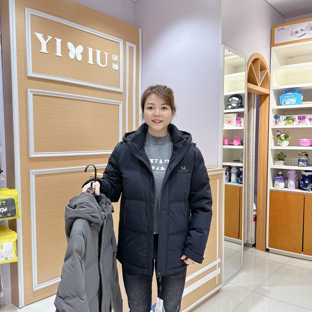 男士羽绒服外套4-88019冬季保暖休闲带帽百搭外套