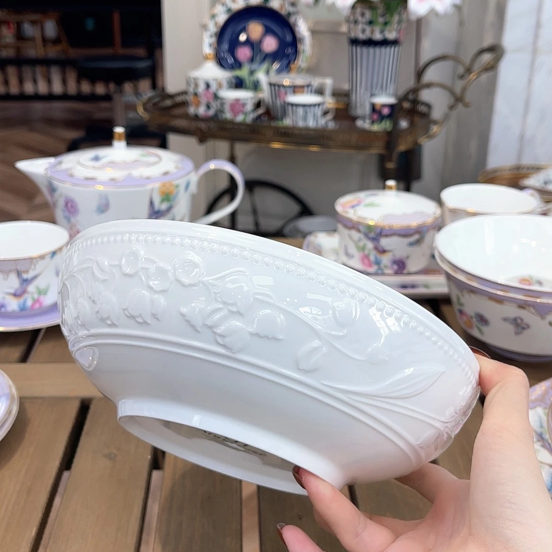 骨瓷21厘米汤碗//：：/：