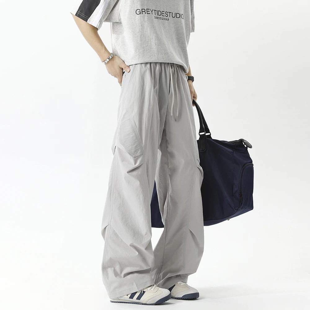 户外速干冲锋裤男女夏季潮牌薄款百搭透气运动裤工装长裤裤子男装