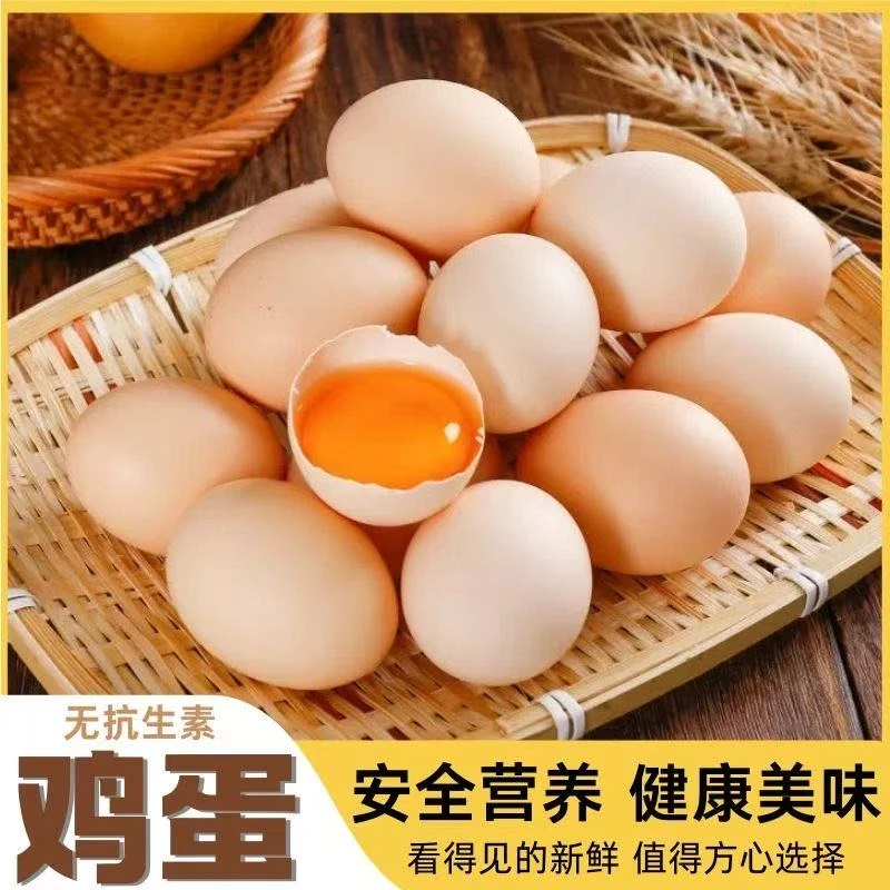 农家正宗土鸡蛋 买30枚送20枚 到手50枚  现捡现发