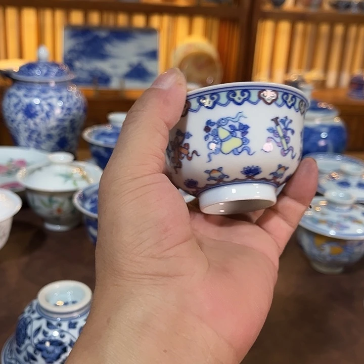 錡镇堂手工手绘杯