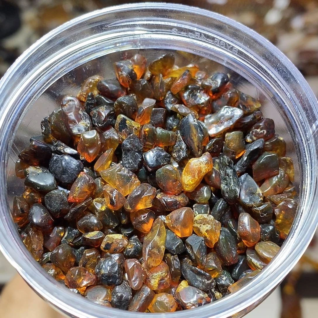 琥珀未镶嵌裸石500g琥珀小料