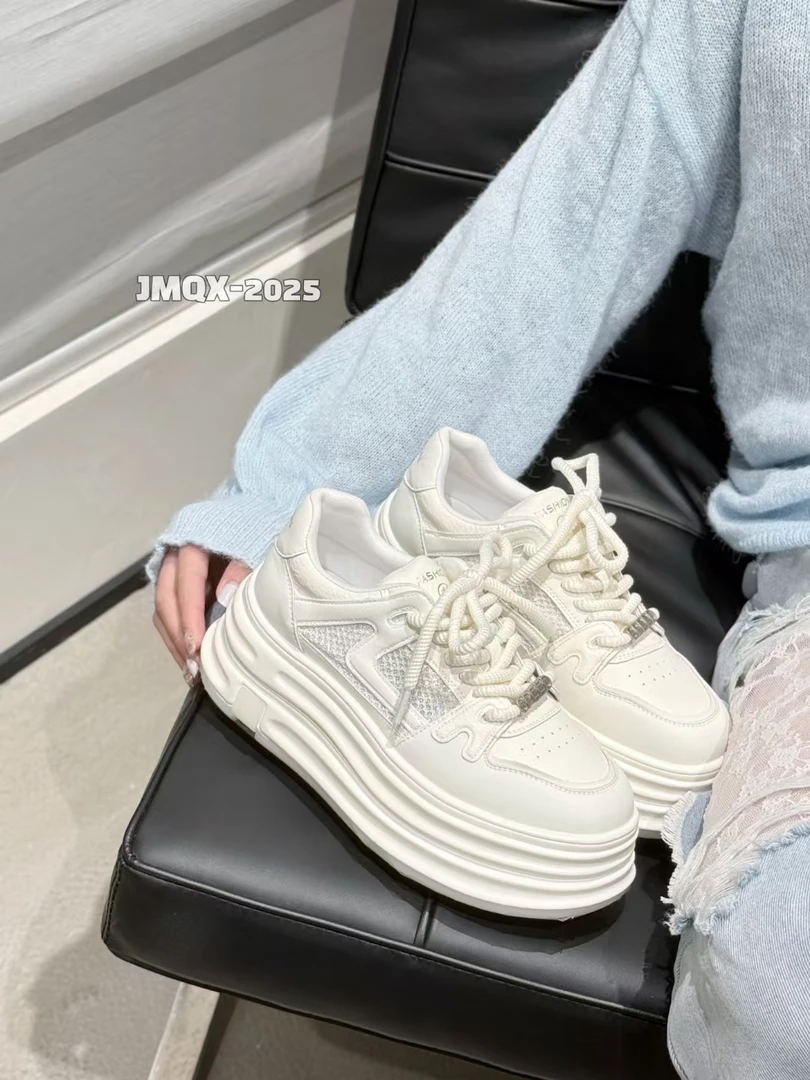 夏季6公分厚底小白鞋