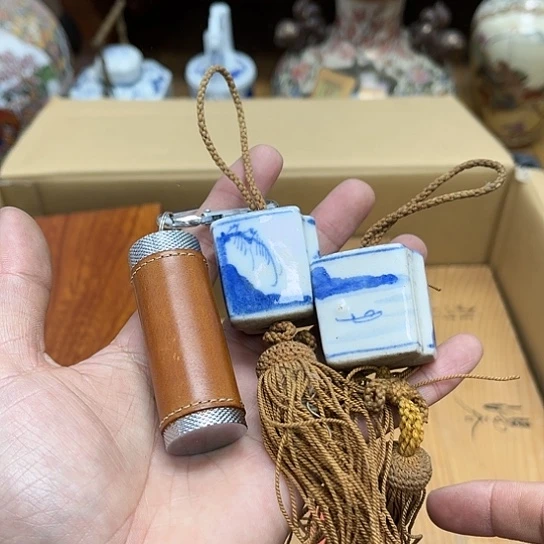 瓷片摆件工艺品瓷器摆件777