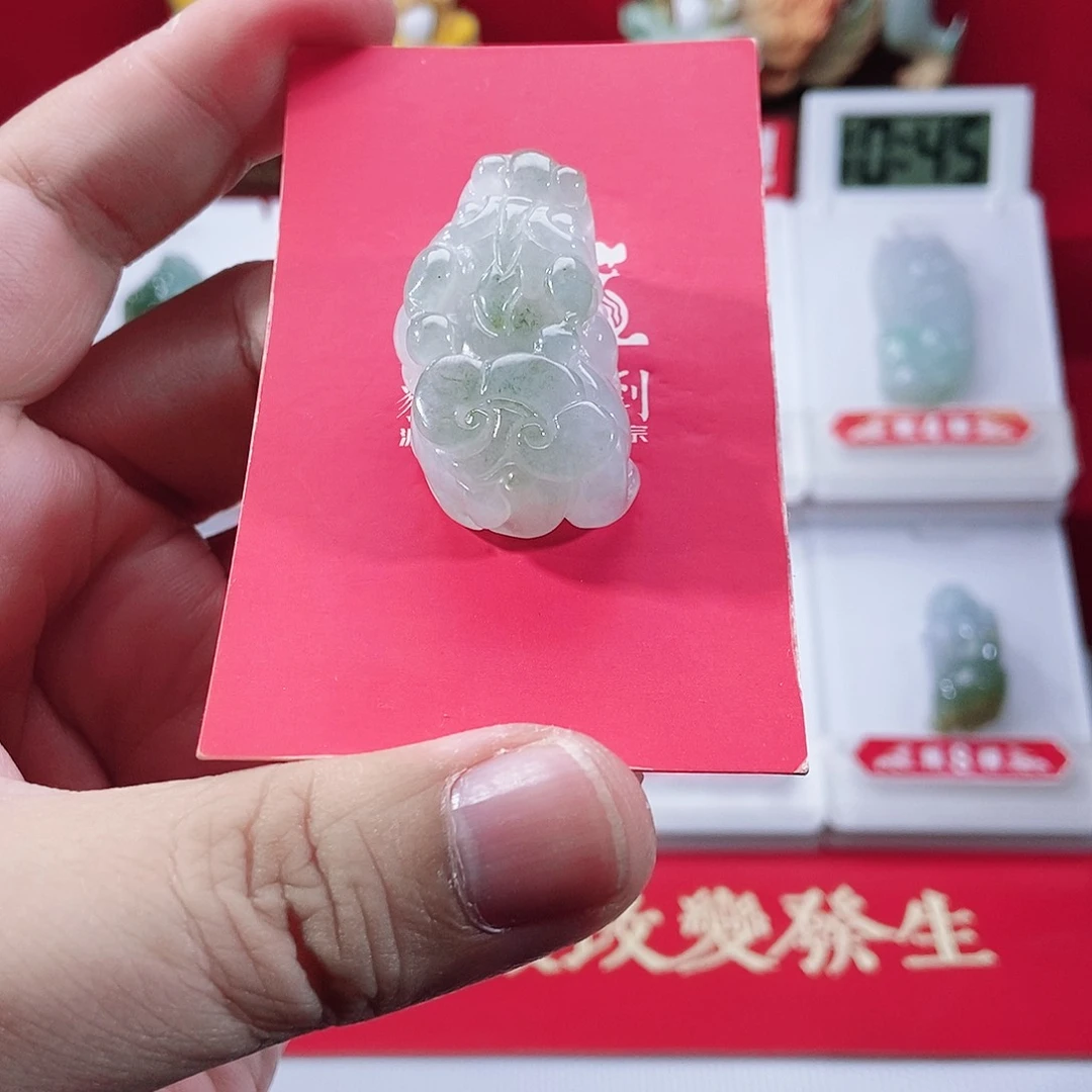 颈饰未镶嵌翡翠L****o如意貔貅