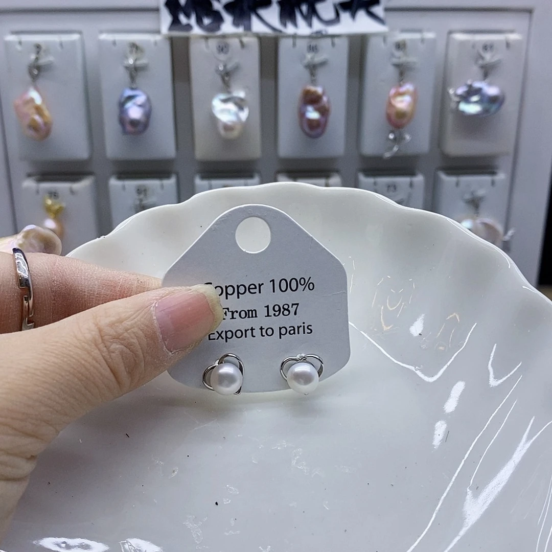 颈饰合金淡水珍珠