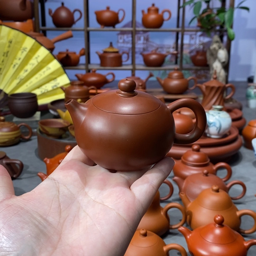 茶壶紫砂章淑煌朱泥西施110c