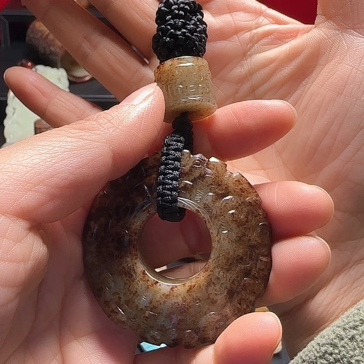 和田玉车挂未镶嵌