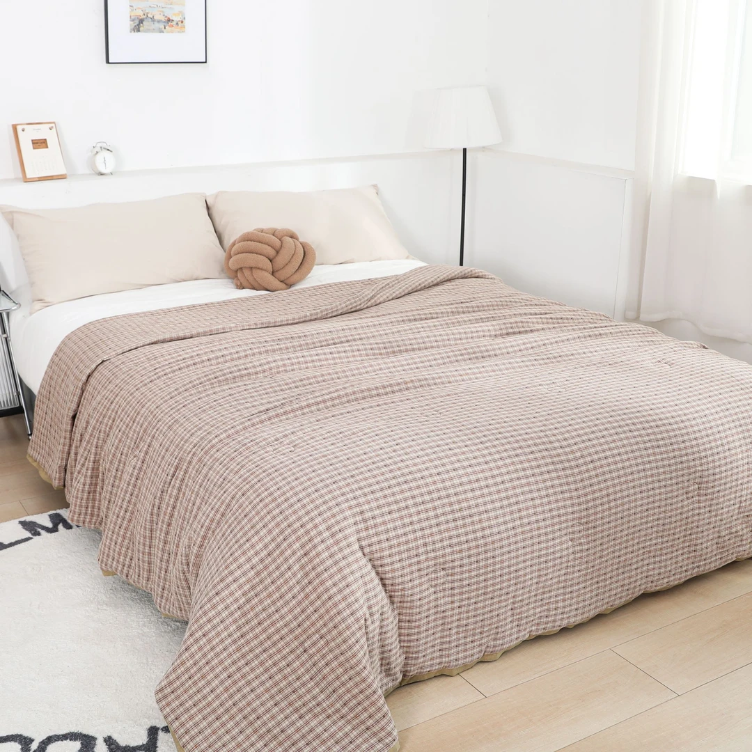 【格韵·迦南之歌】全棉亲肤柔软双层纱被子