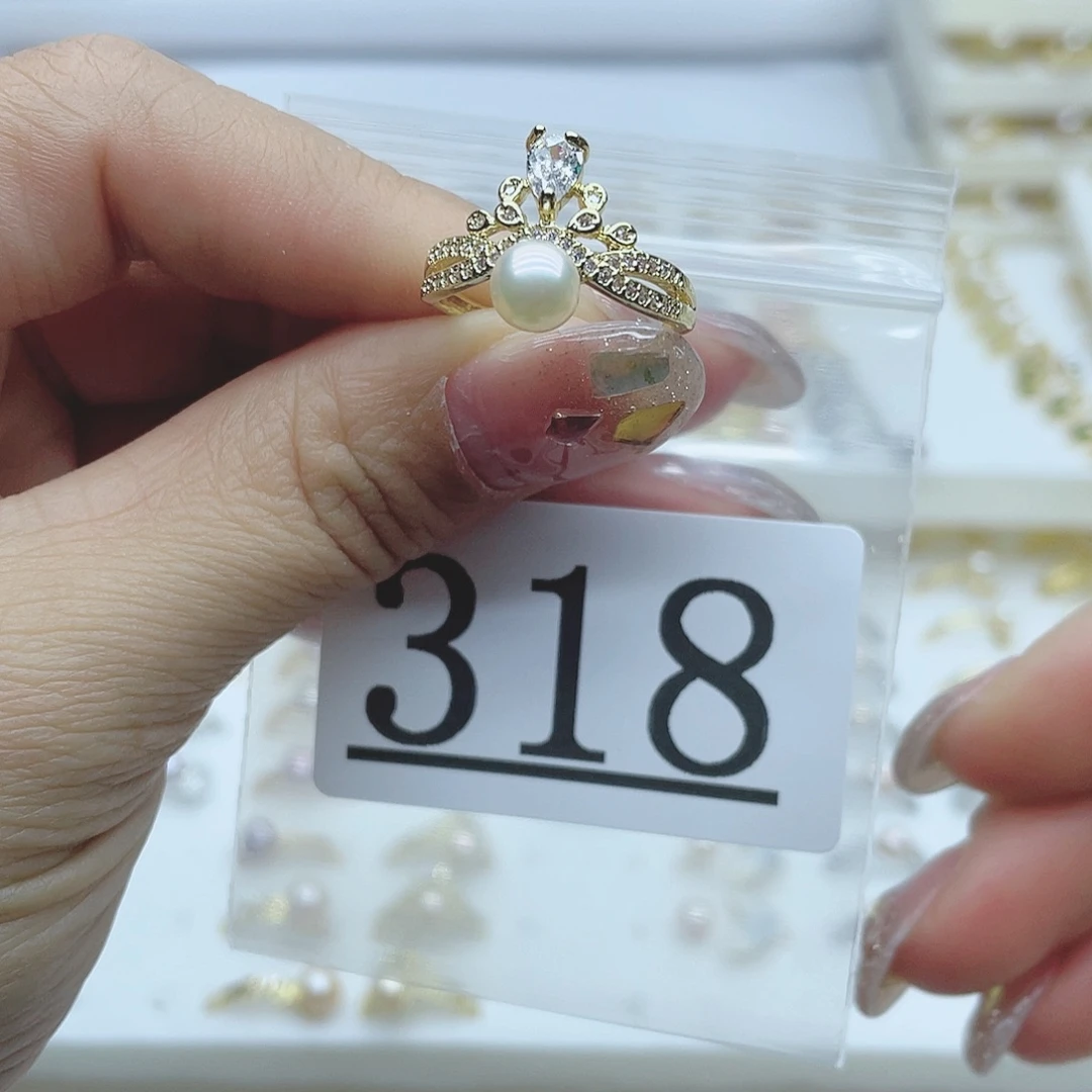 淡水珍珠珠宝奇石合金318