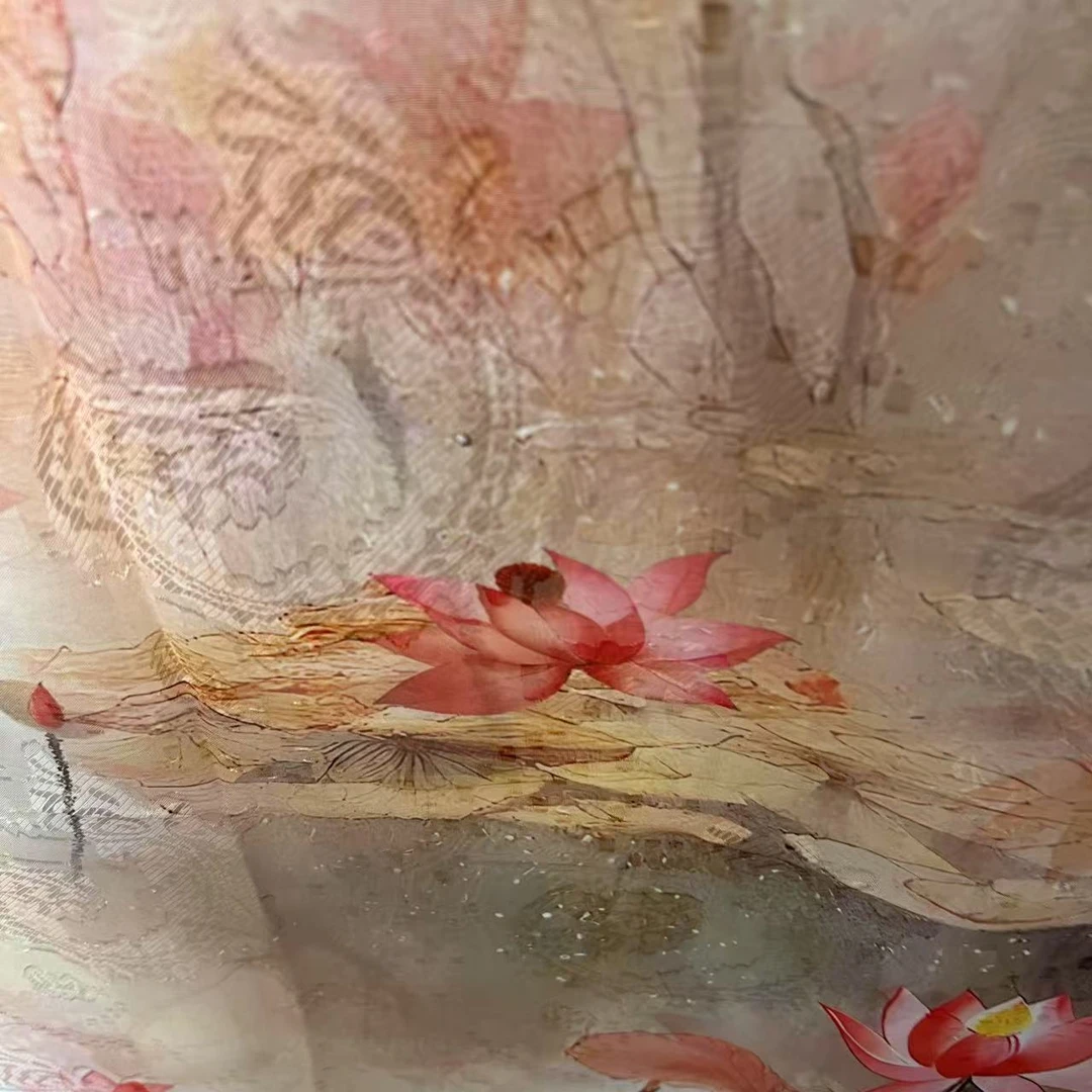 【粉莲剪花】香云180*70白色时尚百搭女士古风单面丝巾披肩