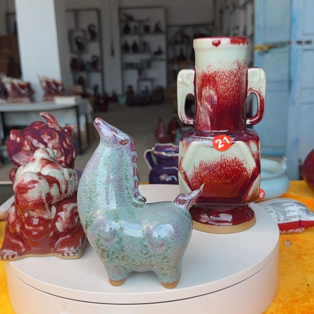 摆件郑家钧窑摆件