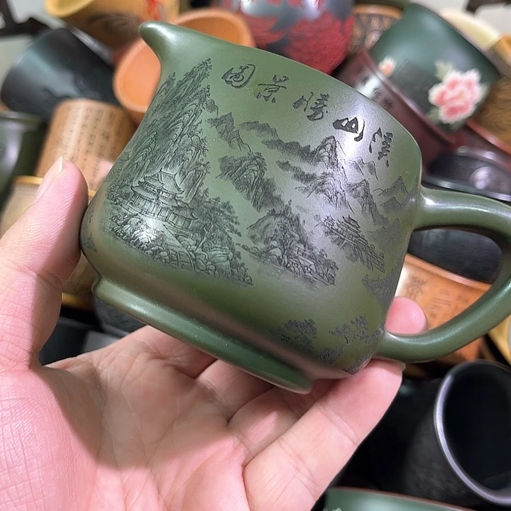 茶杯紫砂全手工紫砂主人杯