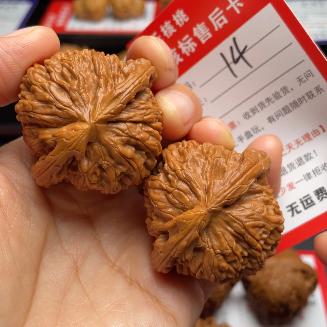 把件文玩核桃白狮子44尺