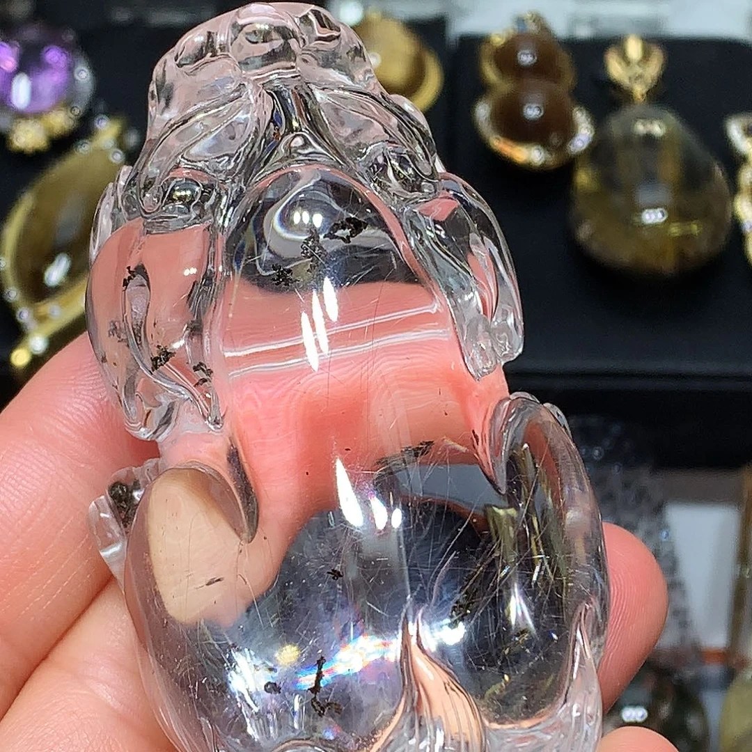 未镶嵌水晶珠宝半成品天然水晶