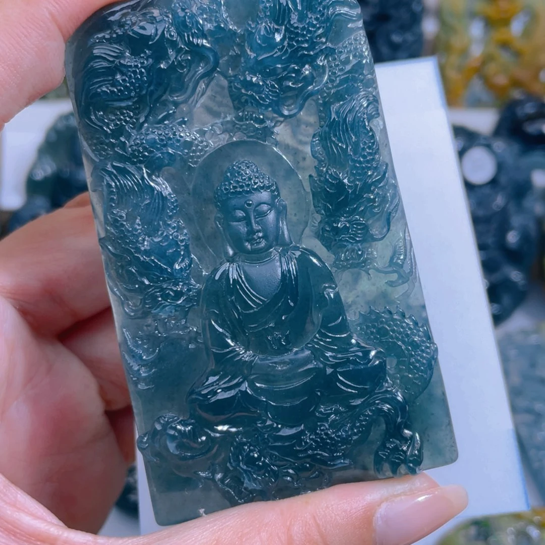 怒***天翡翠未镶嵌颈饰翡翠