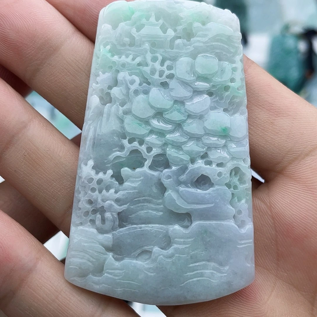 颈饰未镶嵌翡翠翡翠