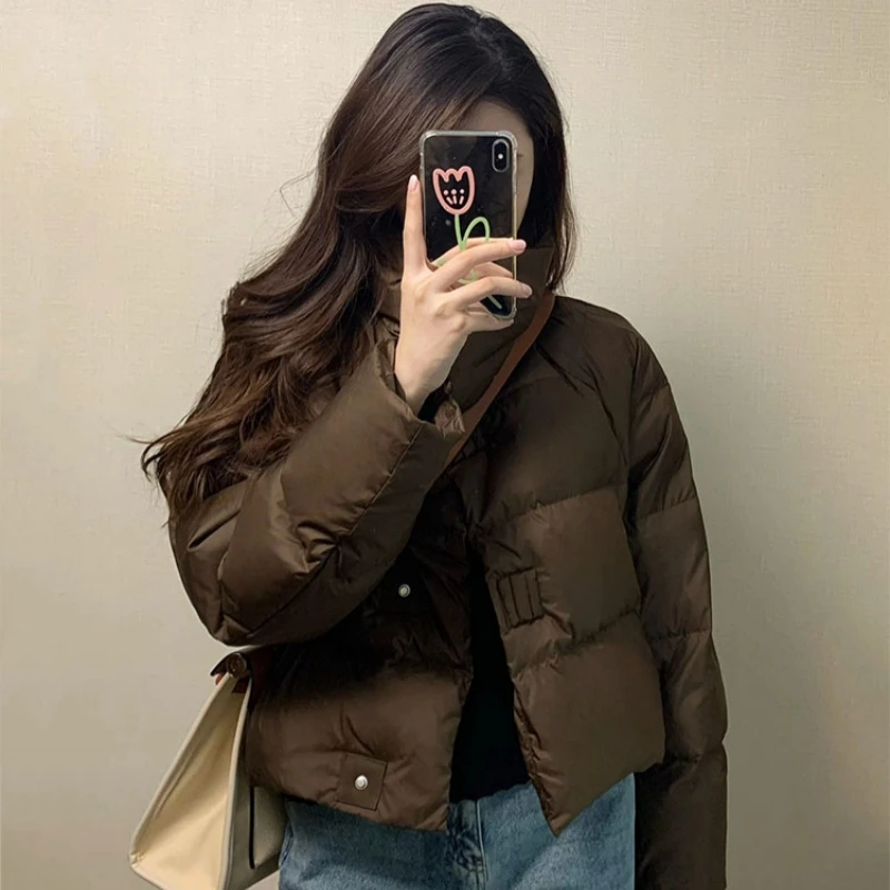 2025年新款棉服女冬短款韩版宽松加厚棉衣棉袄洋气时尚复古外套潮