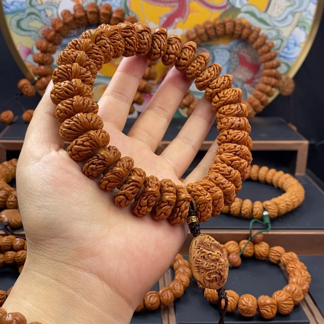 桃核手串凡*龙纹桃核矮刺