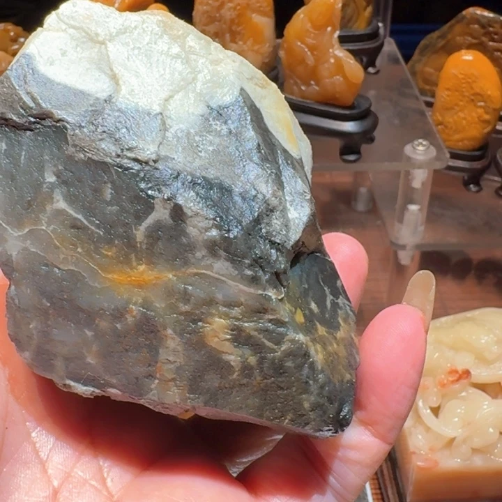 寿山石古**情寿山石石头