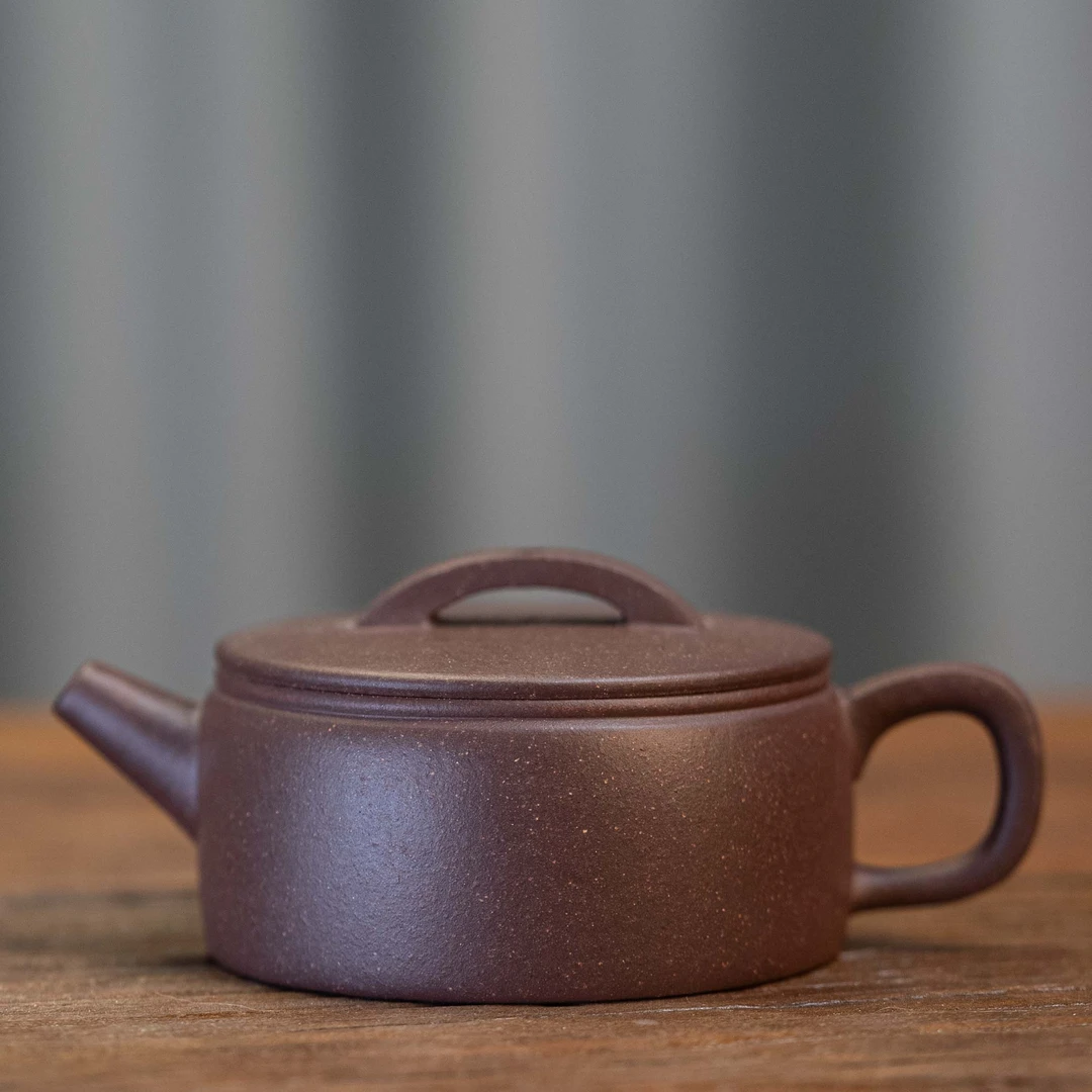 恒源堂出品 2号紫泥 “汉瓦”壶 140cc 半手工制作 媲美底槽清的料