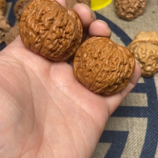 吊坠文玩核桃莲花